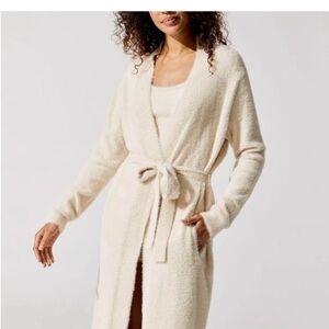 Carbon38 Eyelash Cardigan in Eggnog Size Small